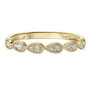 10KTY Diamond Mixables Band Fashion Ring 1/8Ct