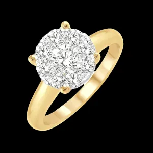 14K 0.90ct Diamond Solitaire Ring