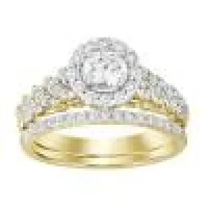14K 1.00CT-Diamond Solitaire Bridal-Set