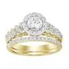 14K 1.00CT-Diamond Solitaire Bridal-Set