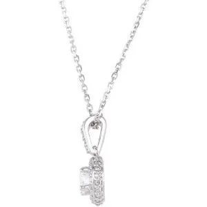 14k White Gold 1/2 CTW Diamond 18" Necklace