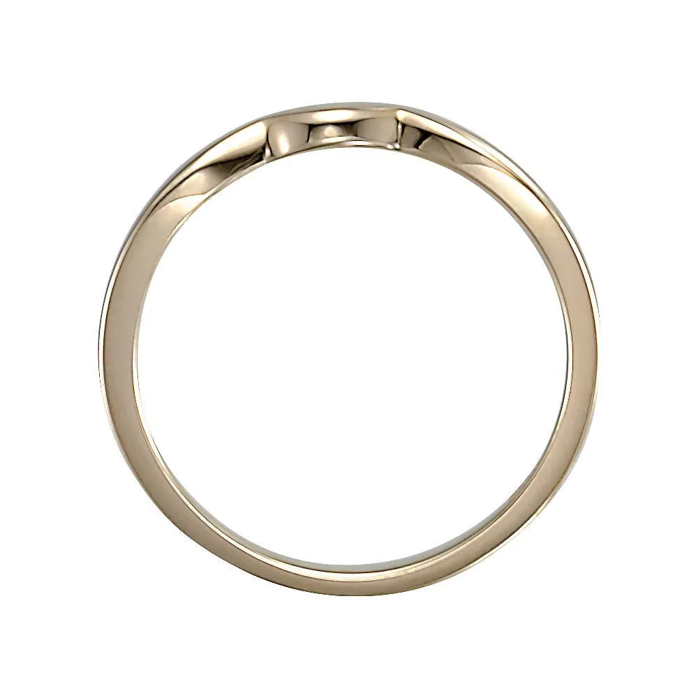 14k Yellow Gold #3 Band for Tulipset® Ring, Size 6