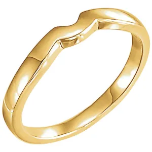 14k Yellow Gold #3 Band for Tulipset® Ring, Size 6