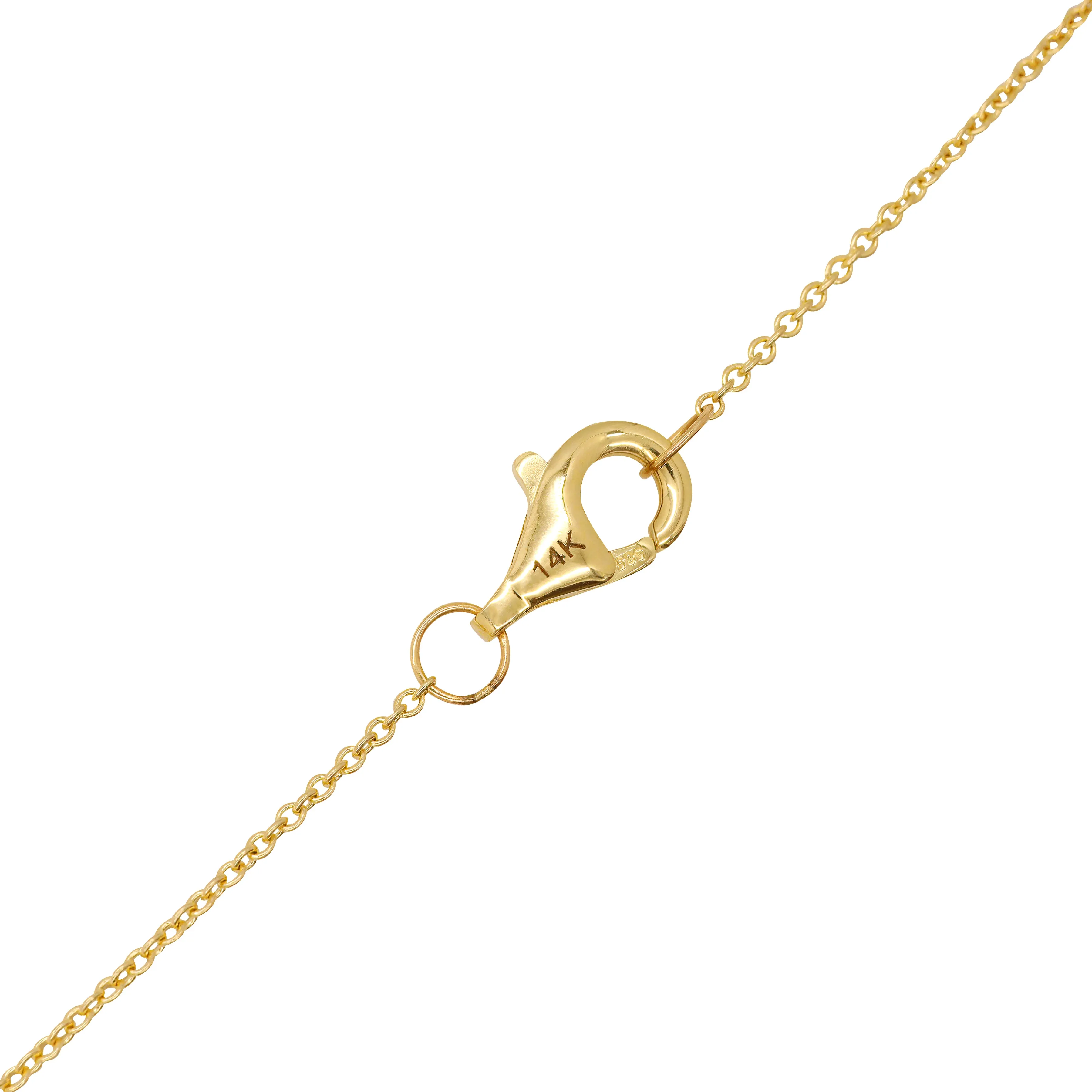 14k Yellow Gold Yin/Yang Necklace