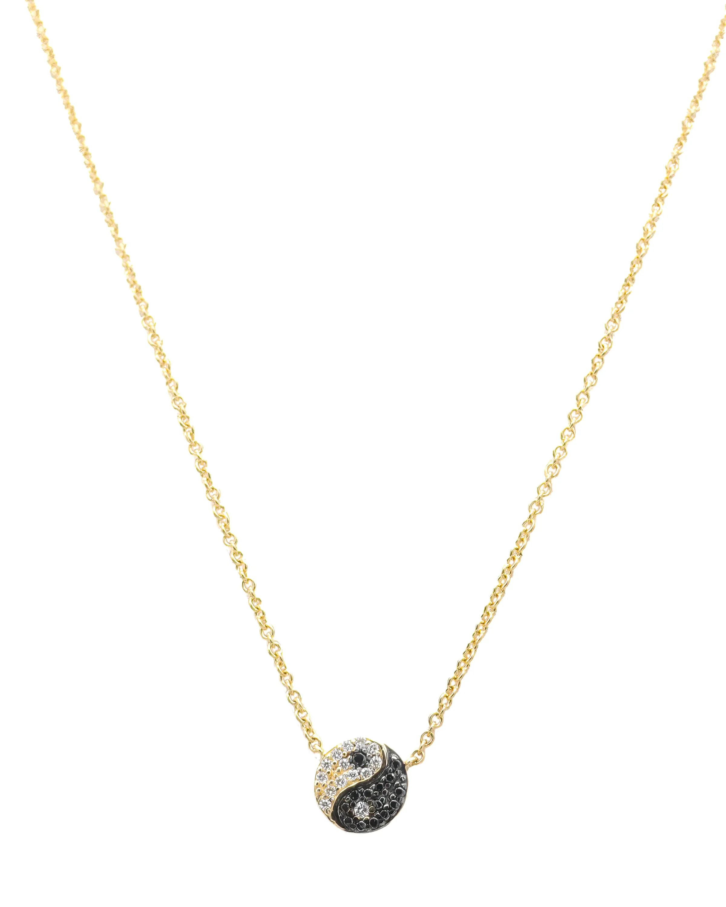 14k Yellow Gold Yin/Yang Necklace