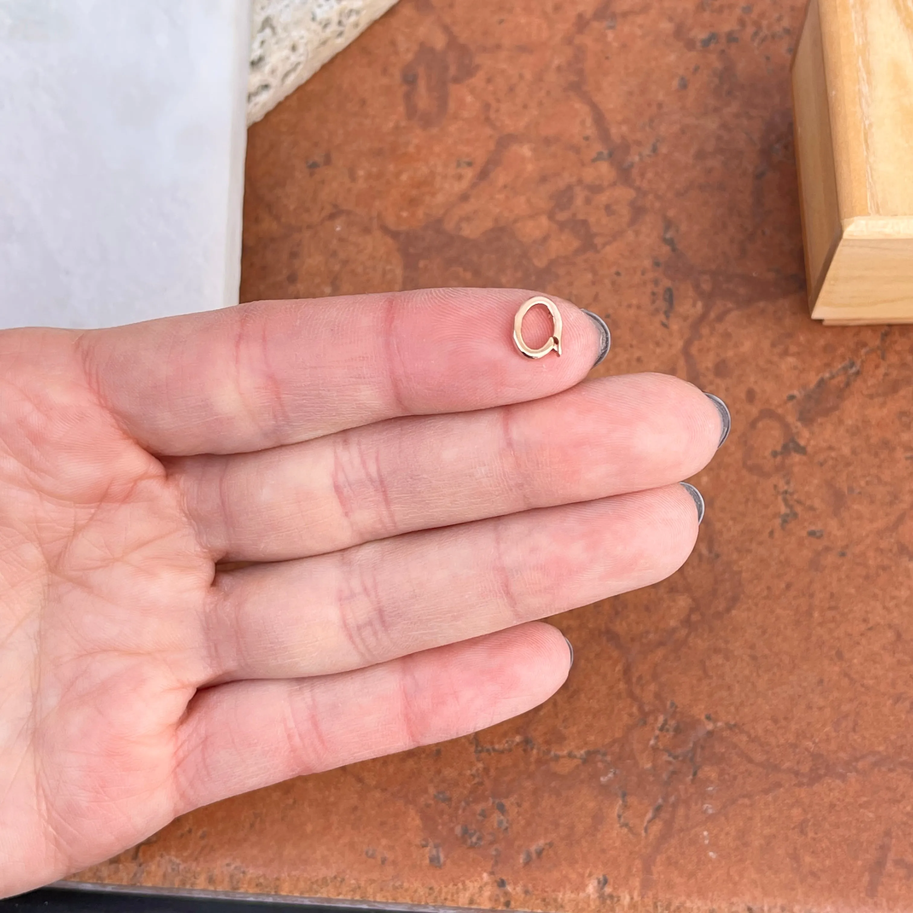 14KT Rose Gold Small Bail Pendant Enhancer 3.5mm