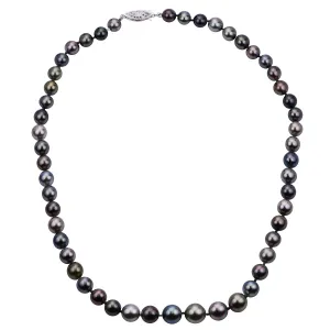 14KT White Gold Tahitian Pearl Necklace