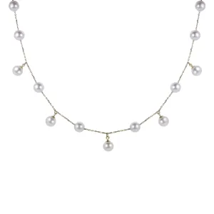 14KT Yellow Gold Freshwater Pearl Necklace
