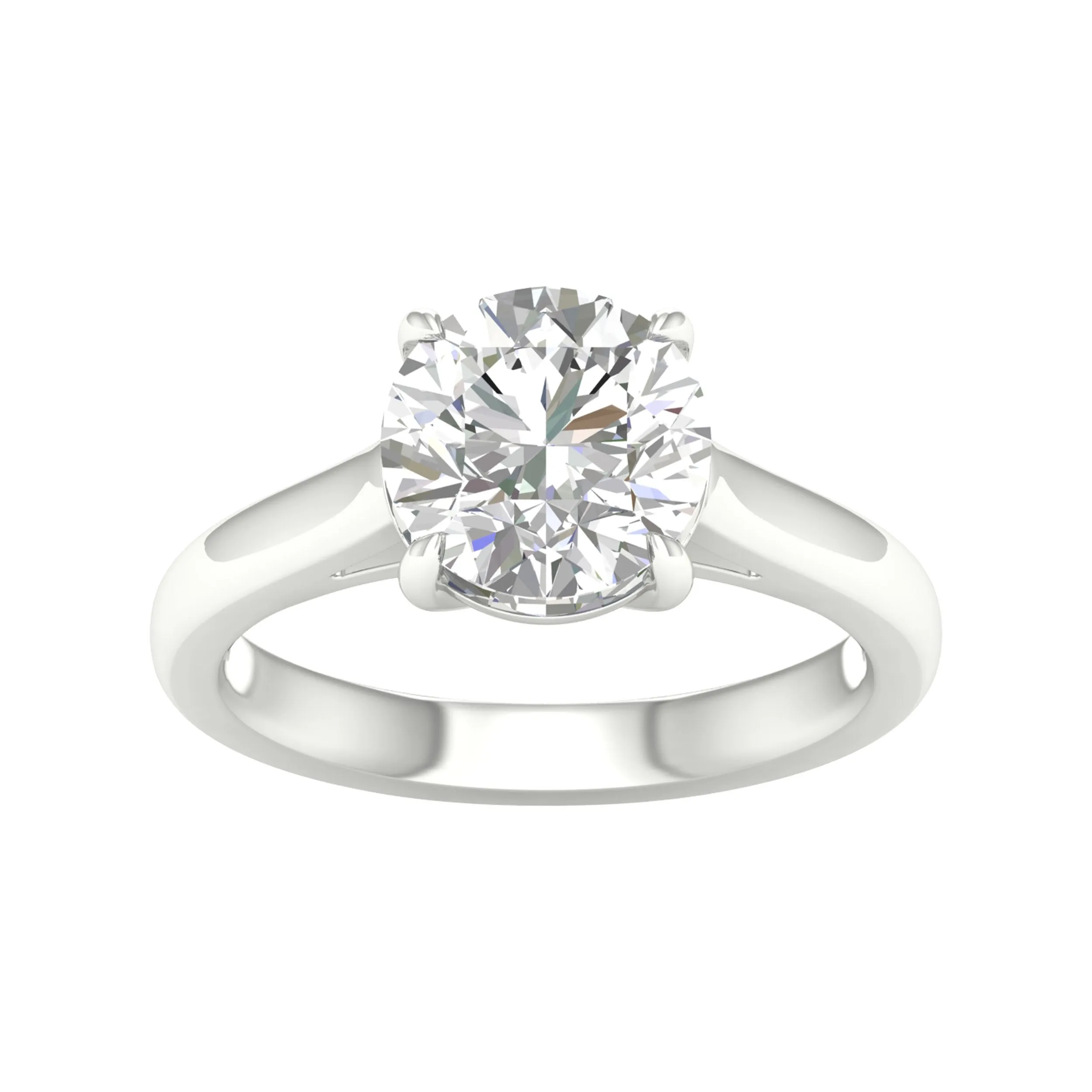 18K 1.35ct Diamond Solitaire Round-Ring