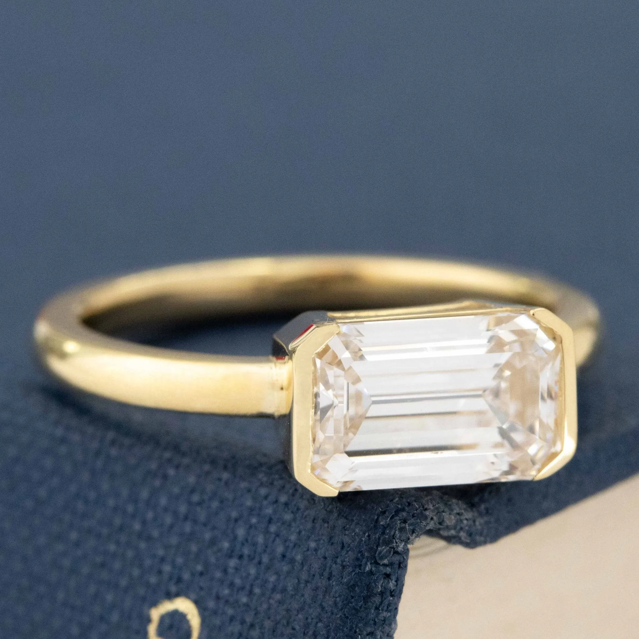 1.92ct Emerald Cut Diamond Solitaire, GIA F VS2