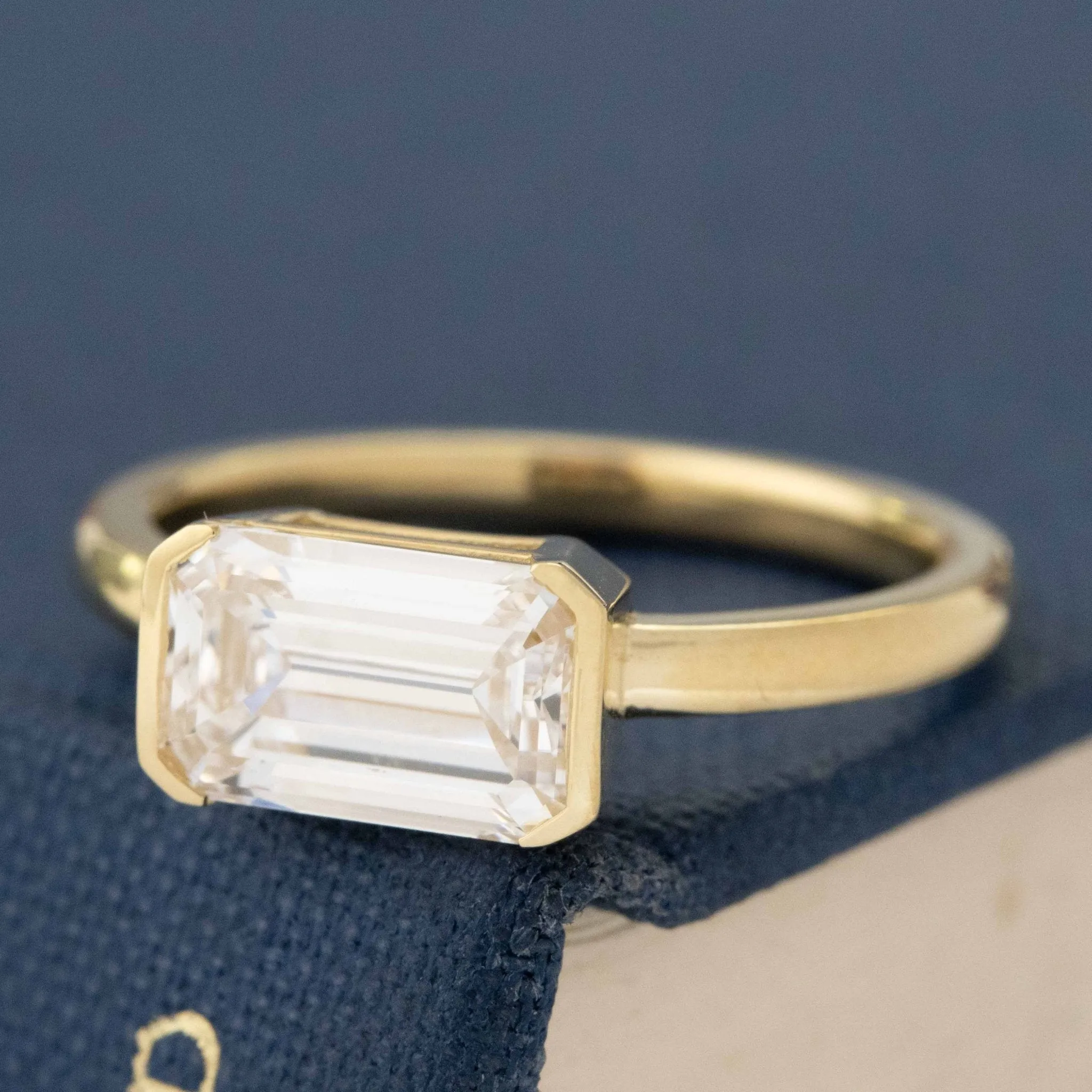 1.92ct Emerald Cut Diamond Solitaire, GIA F VS2
