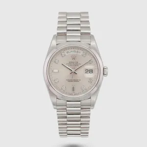 1991 Rolex Day Date Jumbo Diamond Dial Ref. 18206
