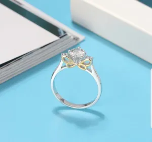 1CT Cubic Zirconia Solitaire Engagement Ring.820R100