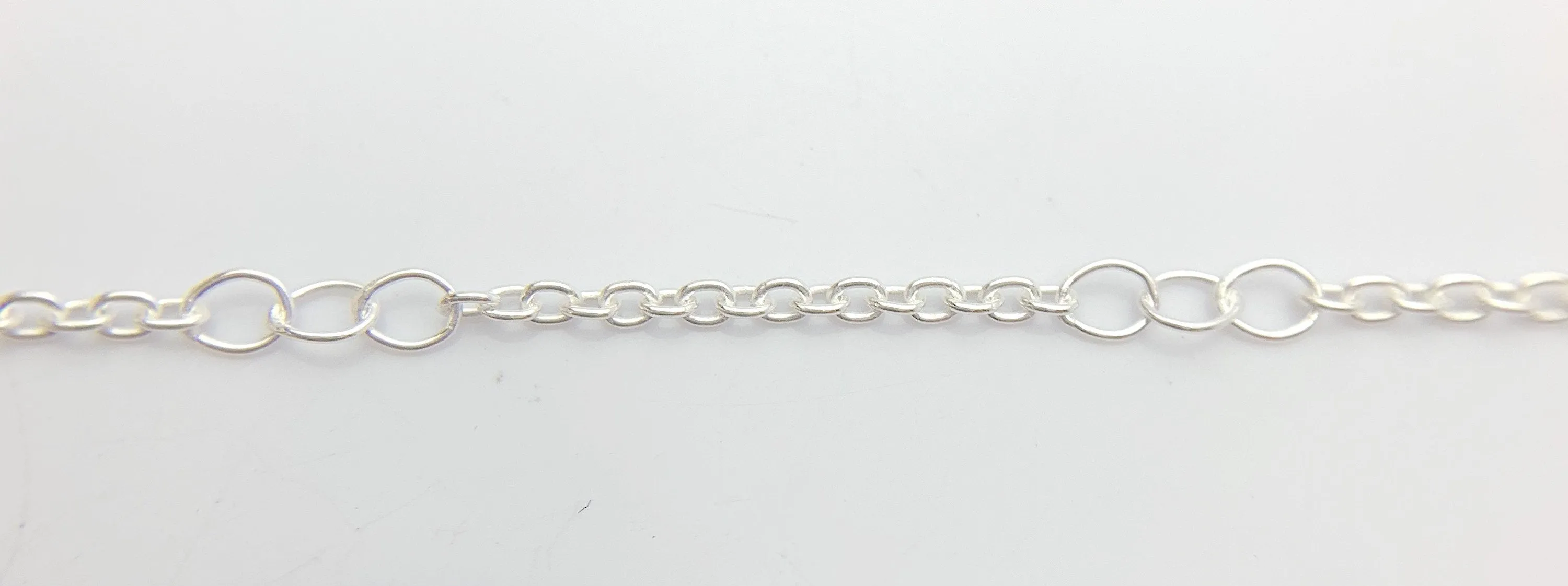 2.7mm 925 Sterling Silver Figaro Cable Chain (50164010)