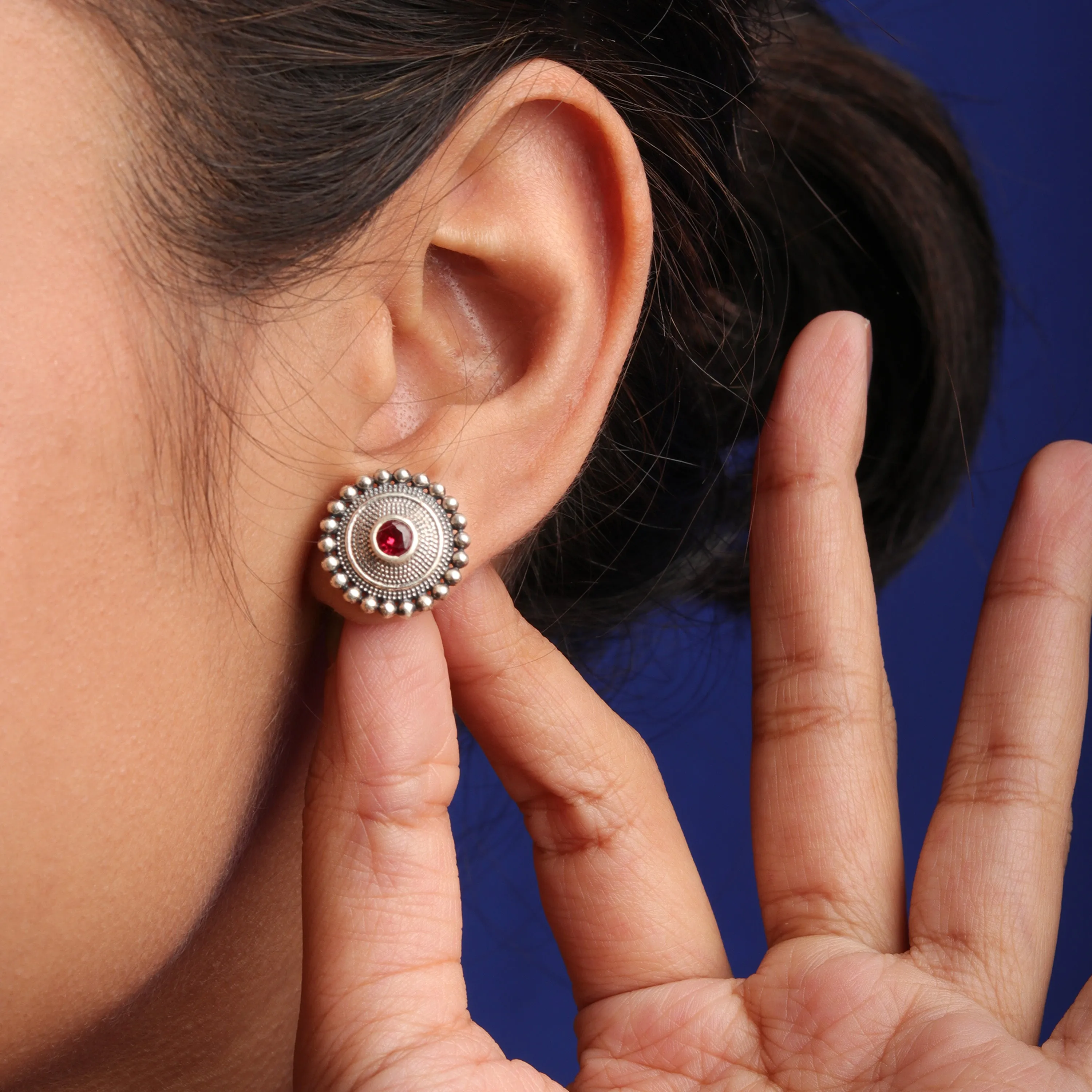 Abha Silver Earrings by MOHA