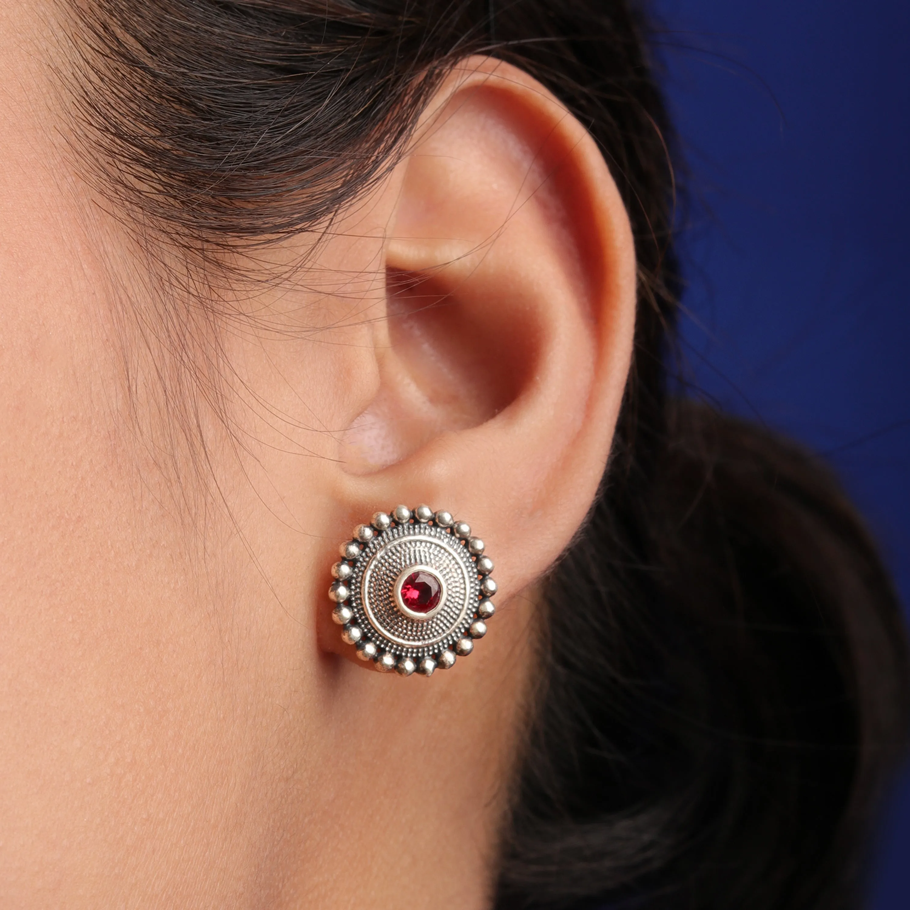 Abha Silver Earrings by MOHA
