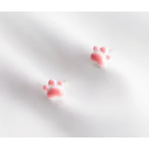 Adorable Paw Earrings-Cute Kitty Cat Paw-SS026