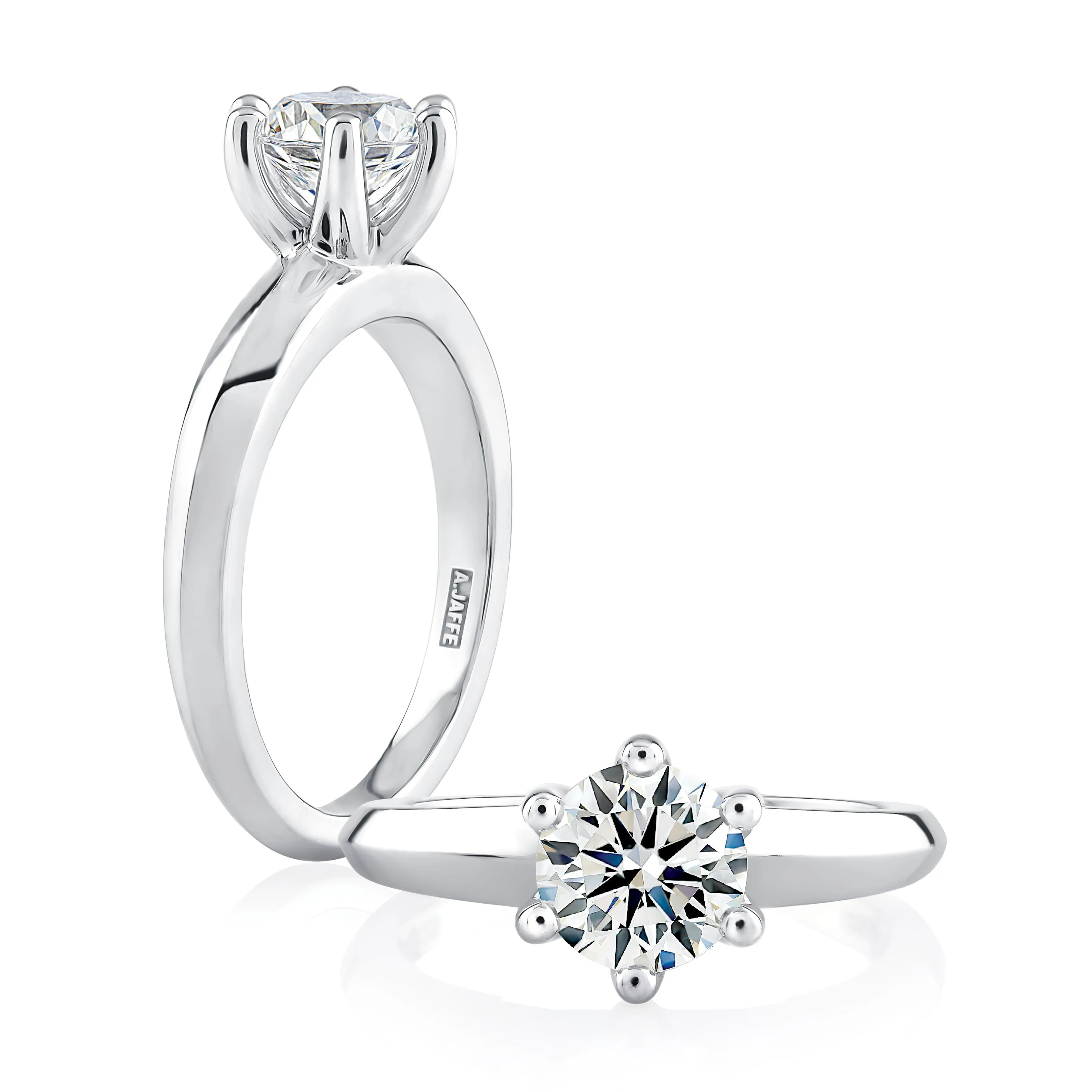A.Jaffe Engagement Rings Classic 6 Prong Solitaire Engagement Ring ME1560/100