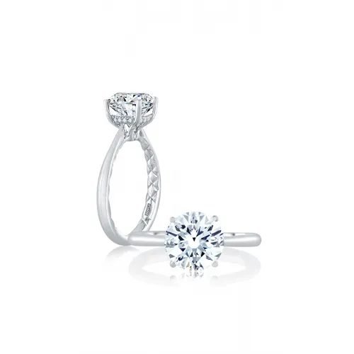 A.Jaffe Engagement Rings Solitaire Engagement Ring with Surprise Diamonds ME2211Q/106