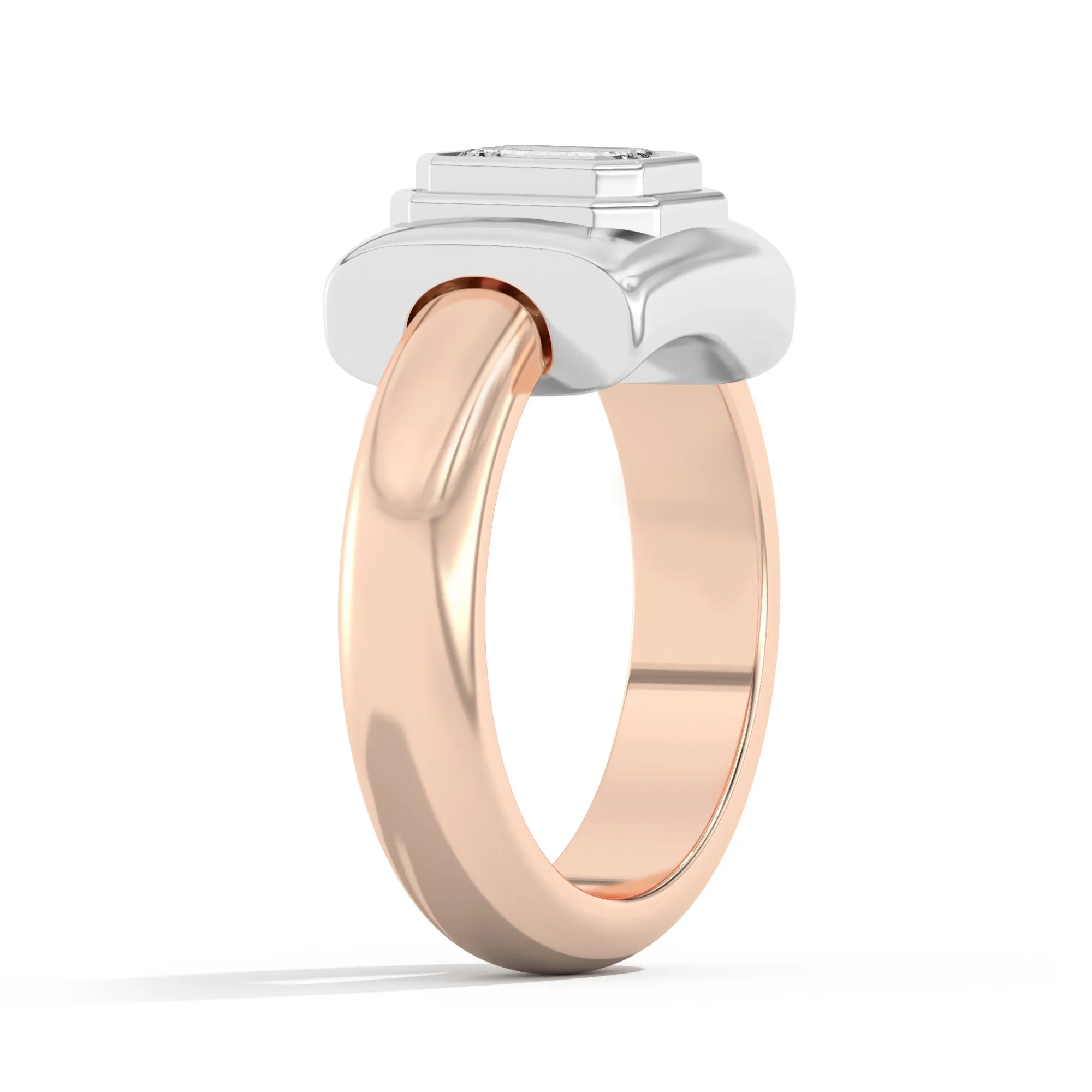 Ando Emerald Bezel Wrap Ring