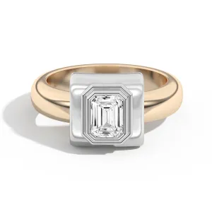 Ando Emerald Bezel Wrap Ring