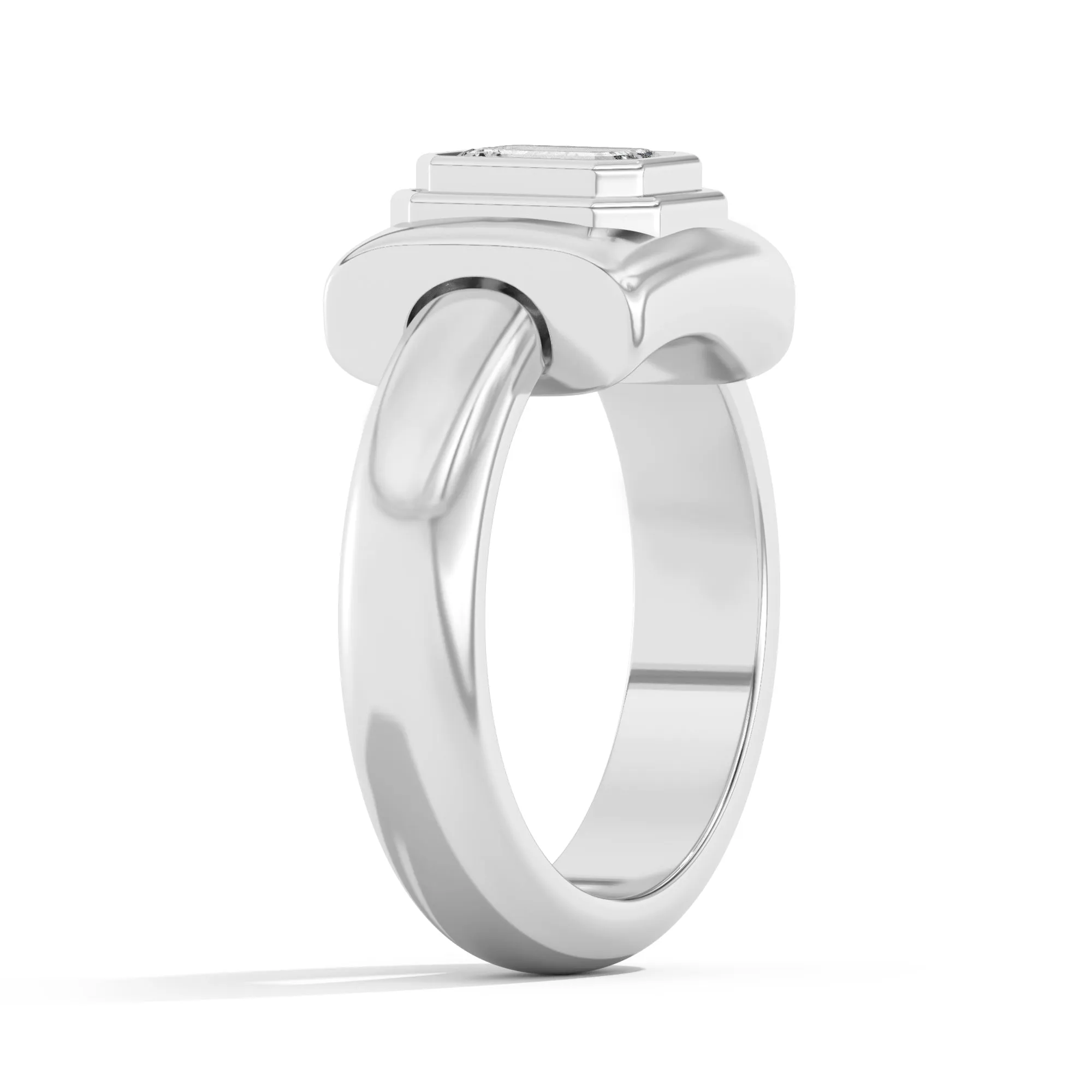 Ando Emerald Bezel Wrap Ring