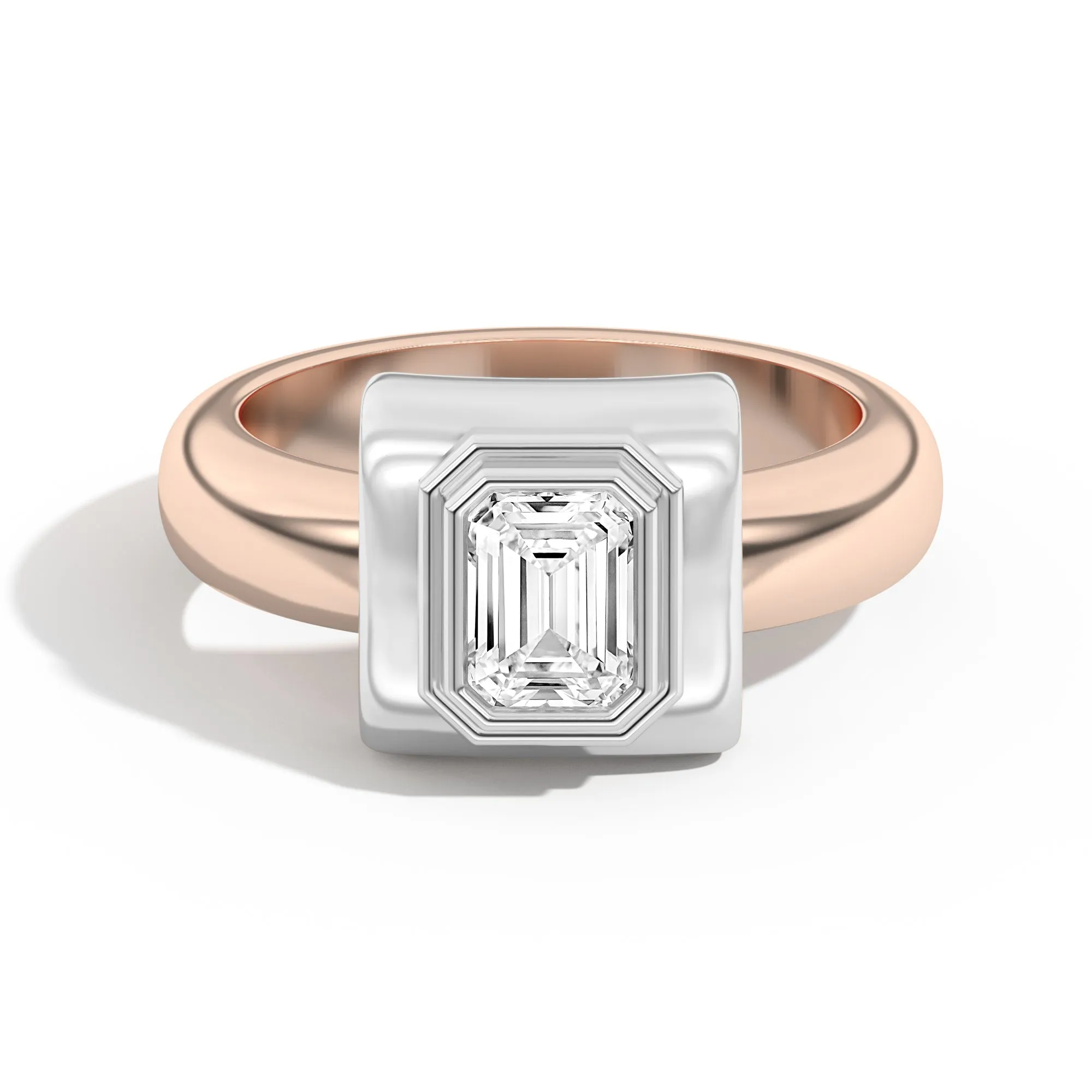 Ando Emerald Bezel Wrap Ring