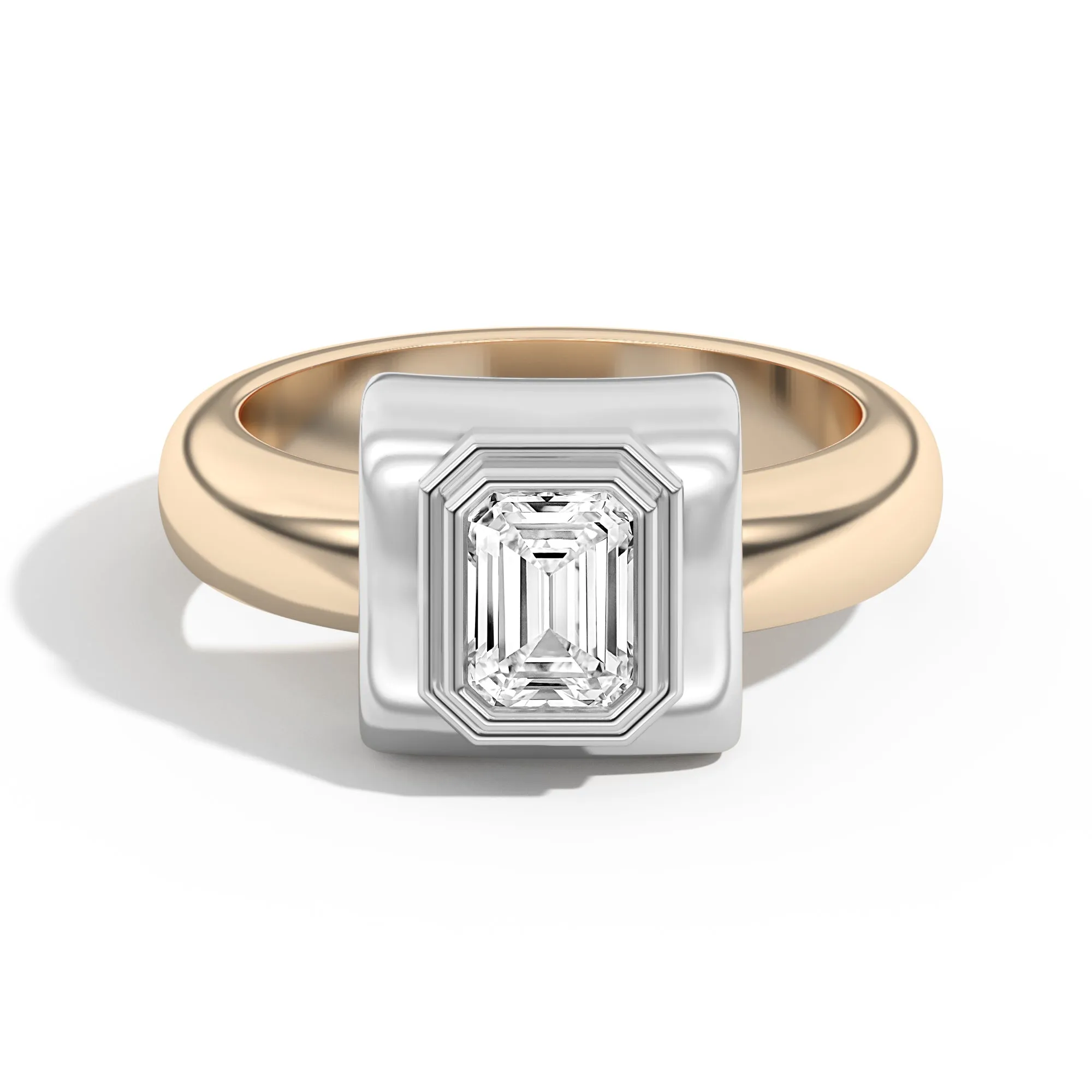 Ando Emerald Bezel Wrap Ring