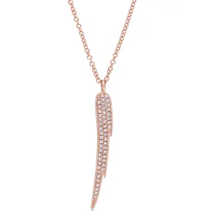 Angel Wing Diamond Necklace