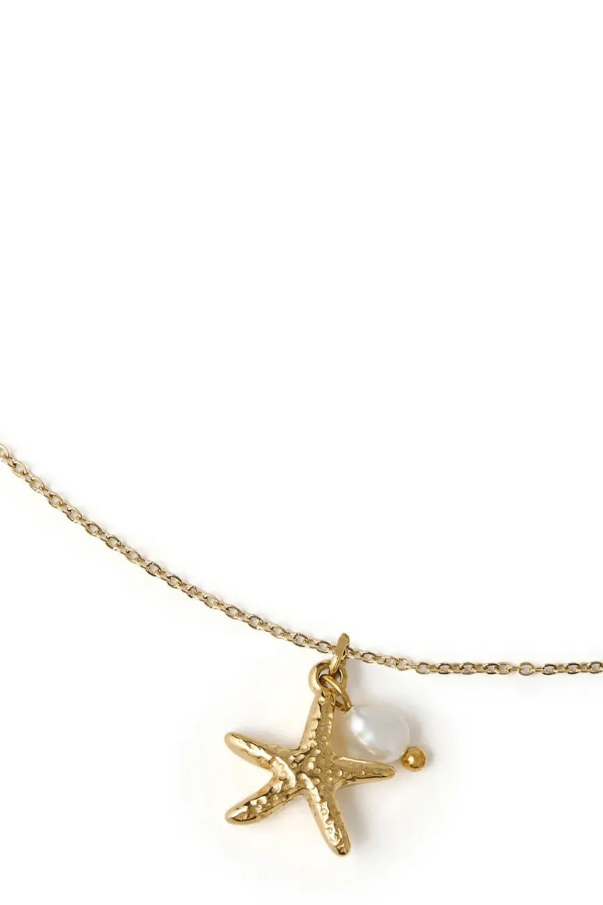 ARMS OF EVE LAGUNA PEARL NECKLACE - GOLD PLATED