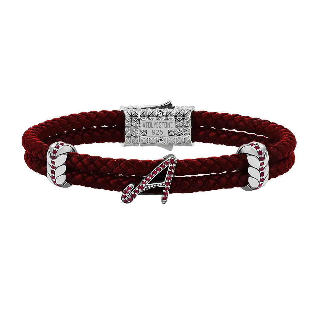 Atolyestone Pave Italic Statement - Solid Silver
