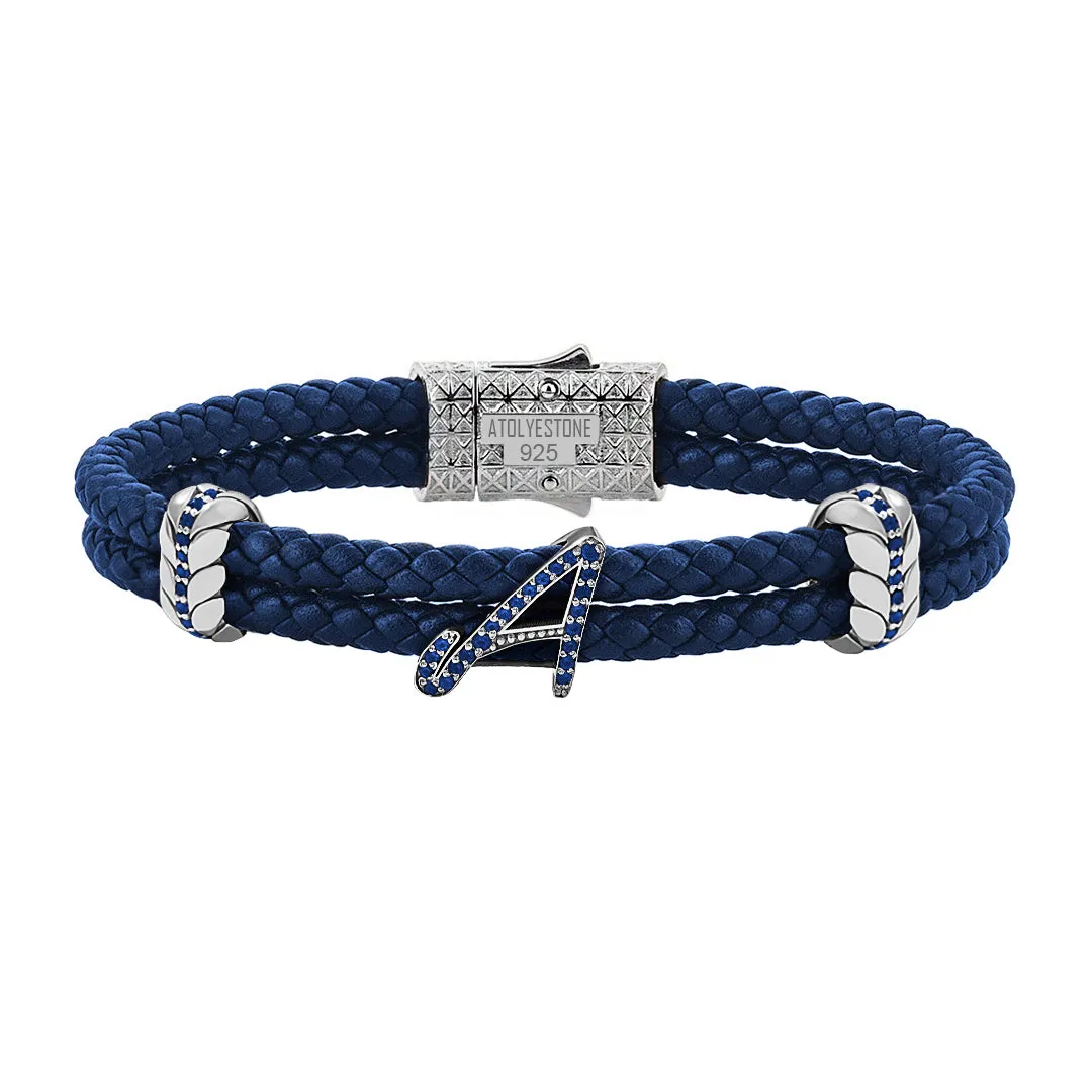 Atolyestone Pave Italic Statement - Solid Silver