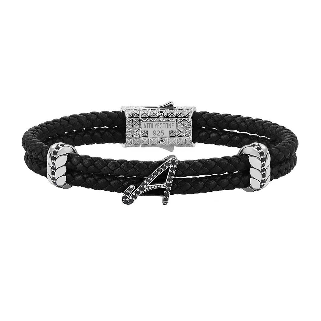 Atolyestone Pave Italic Statement - Solid Silver