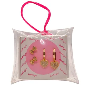 Bari Lynn Earring Set - Heart   Bow