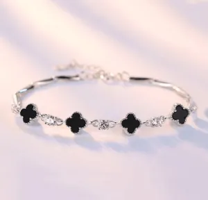 Black Clover Shape Bracelet