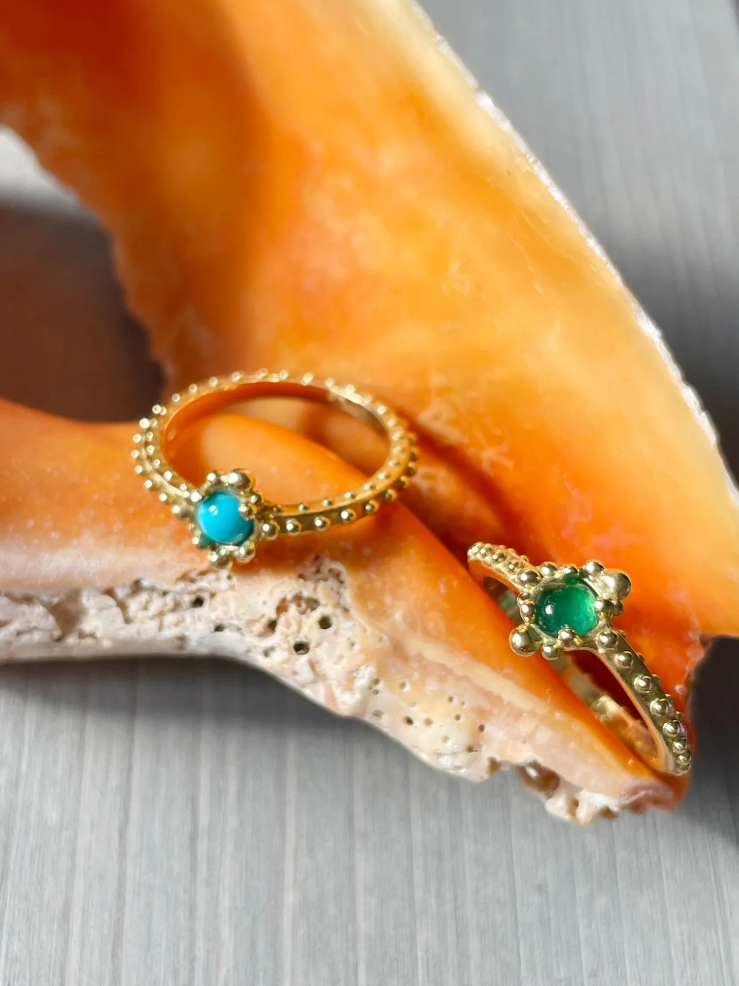 BOHEME BUBBLE EMERALD RING