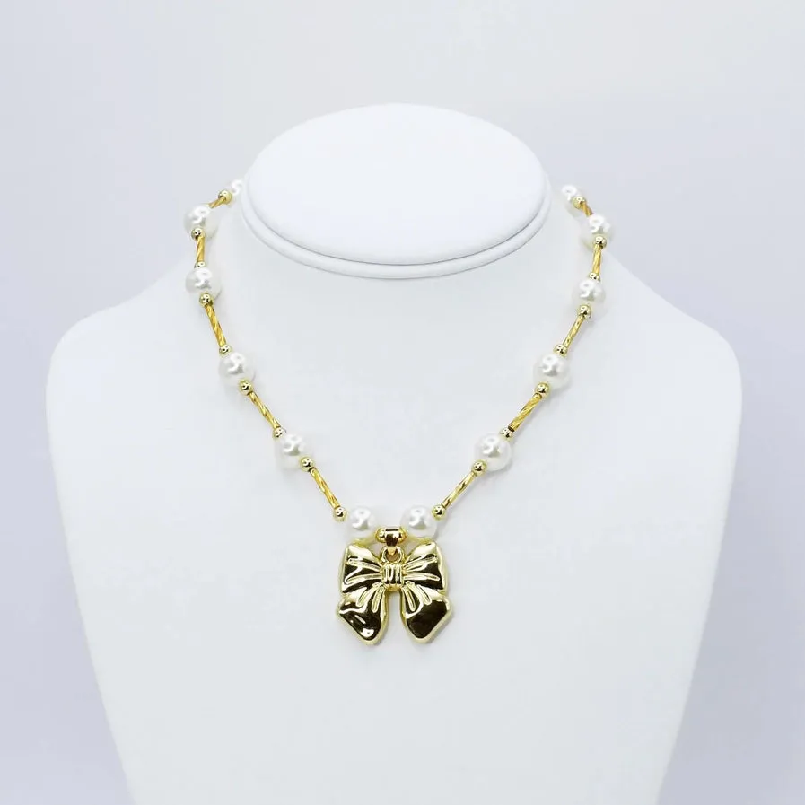Bow Glow Necklace
