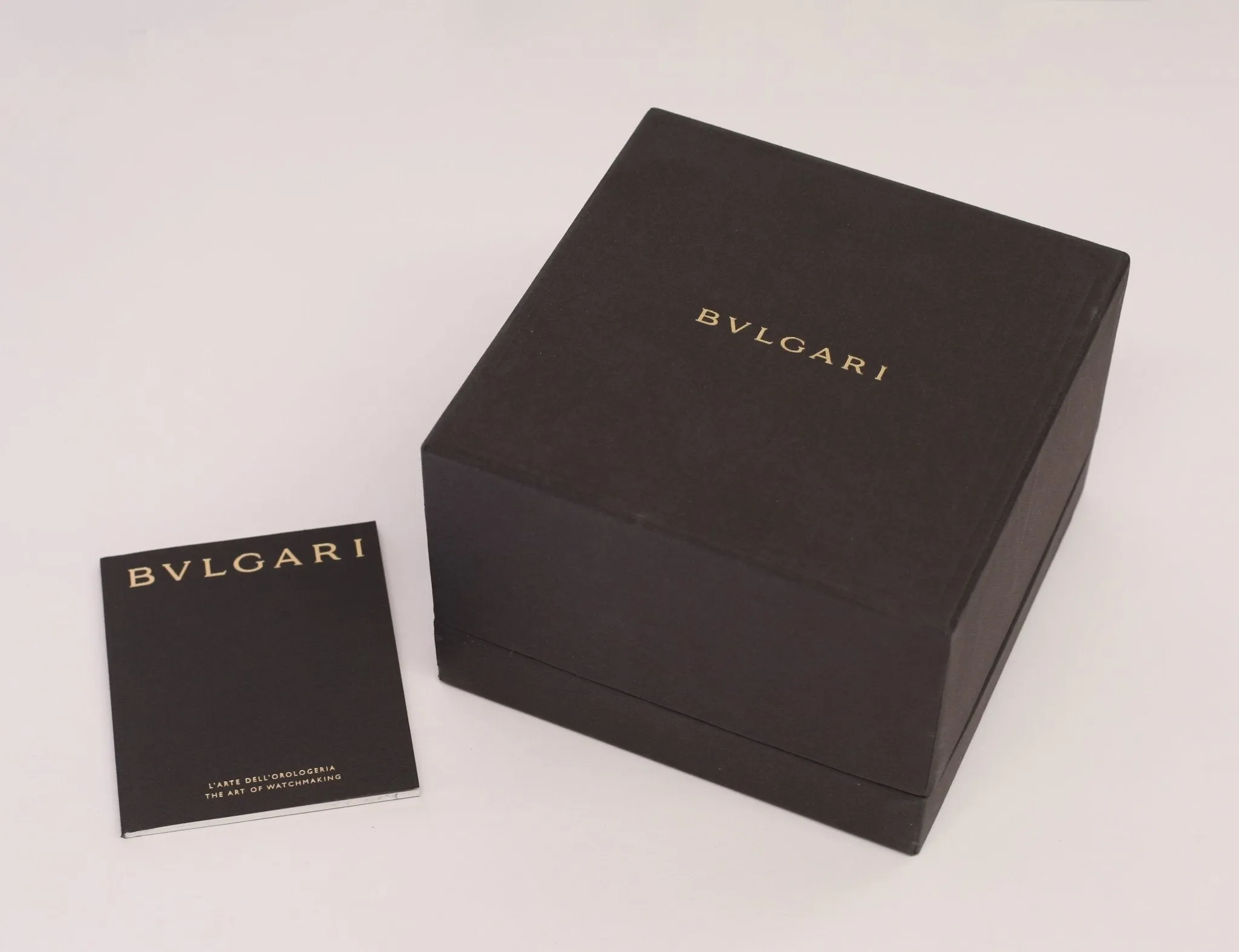 Bulgari Octo Finissimo Black Dial Extra Thin Platinum Manual Wind Men's Watch 102028