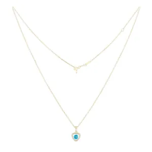 Cat Eye Gold Necklace
