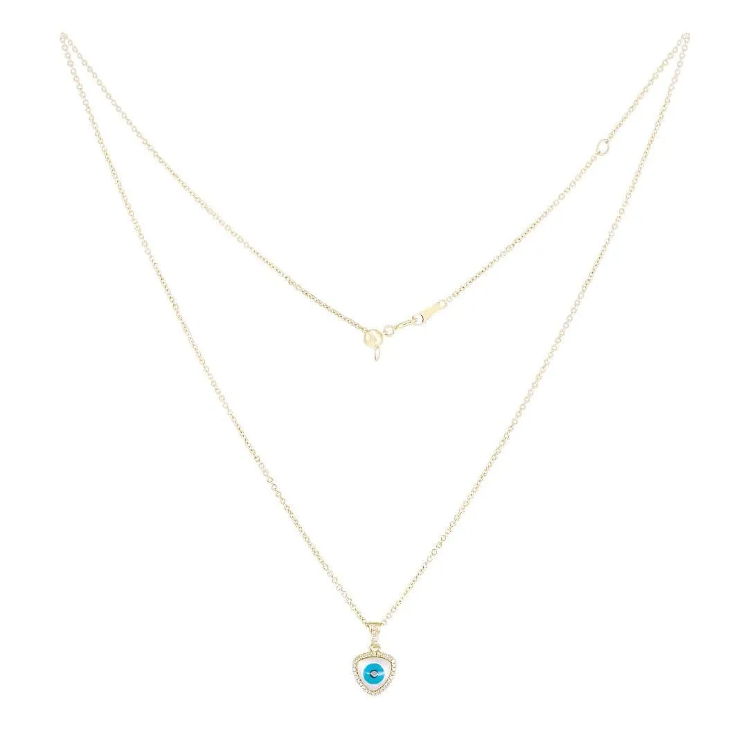 Cat Eye Gold Necklace
