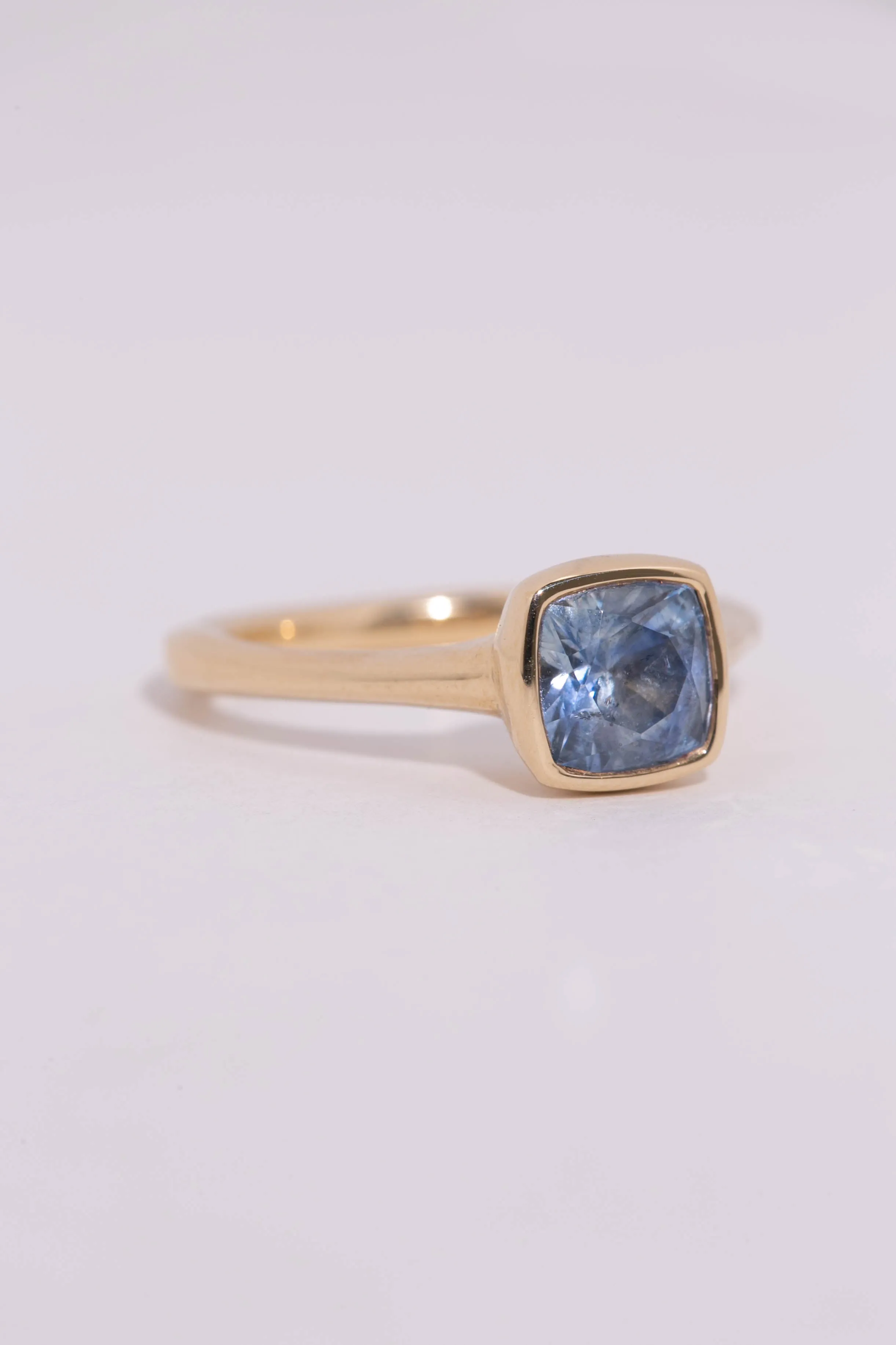 Cerulean Sapphire Solitaire