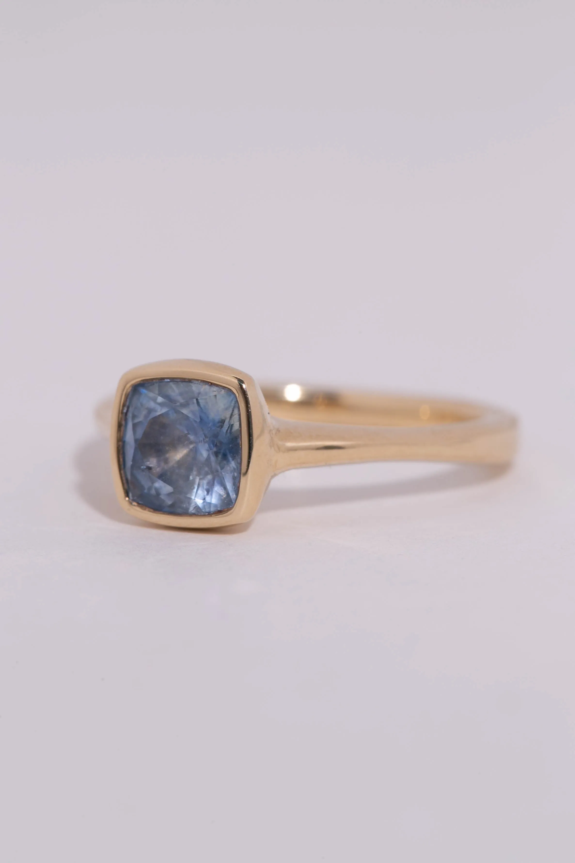 Cerulean Sapphire Solitaire