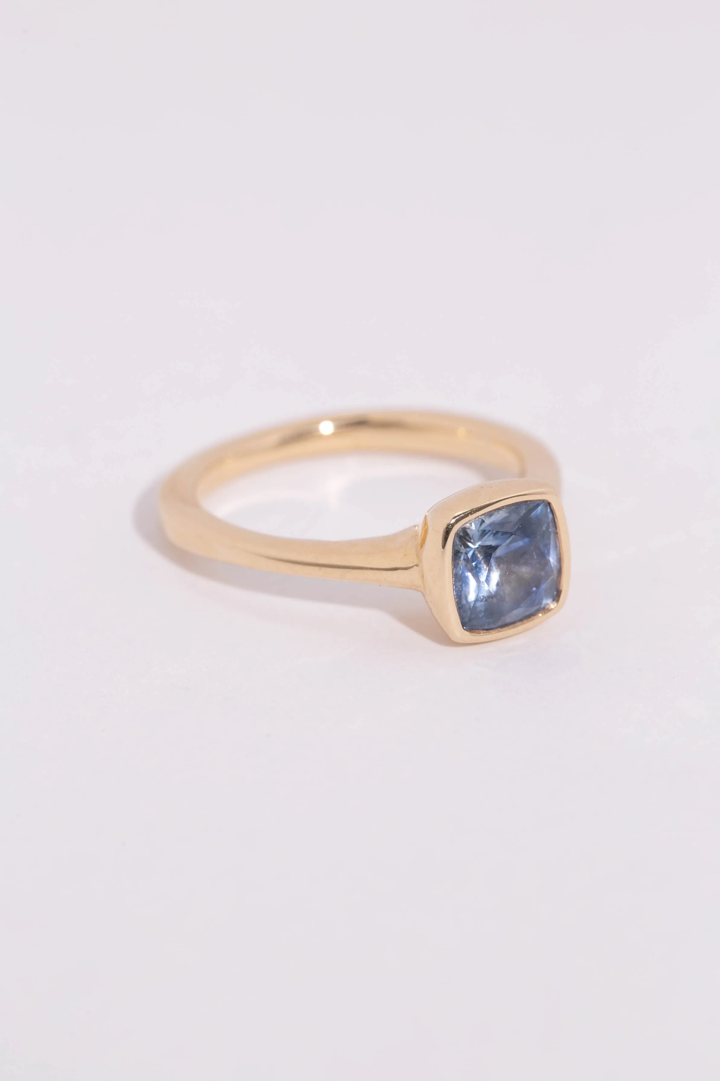 Cerulean Sapphire Solitaire