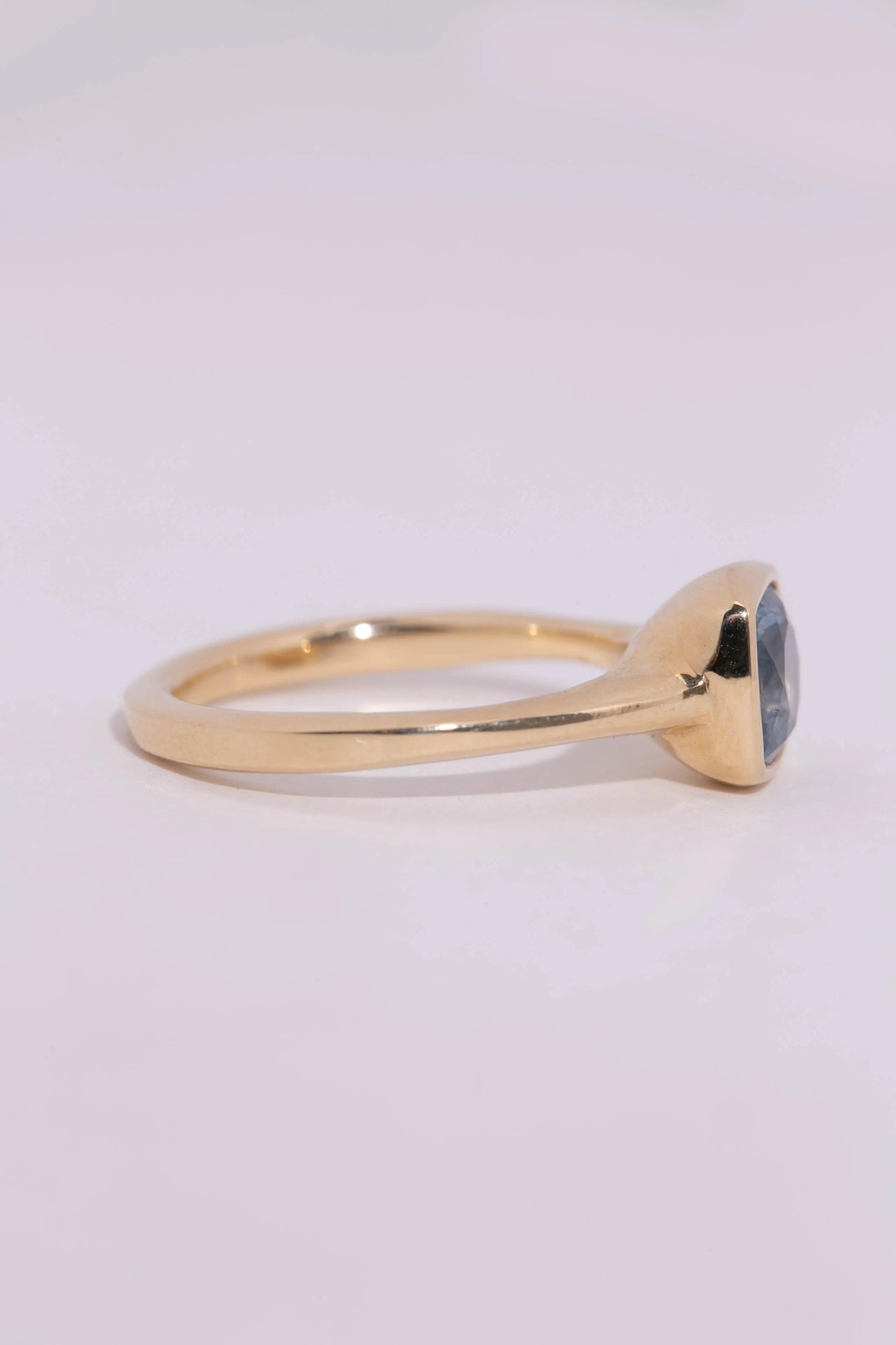 Cerulean Sapphire Solitaire