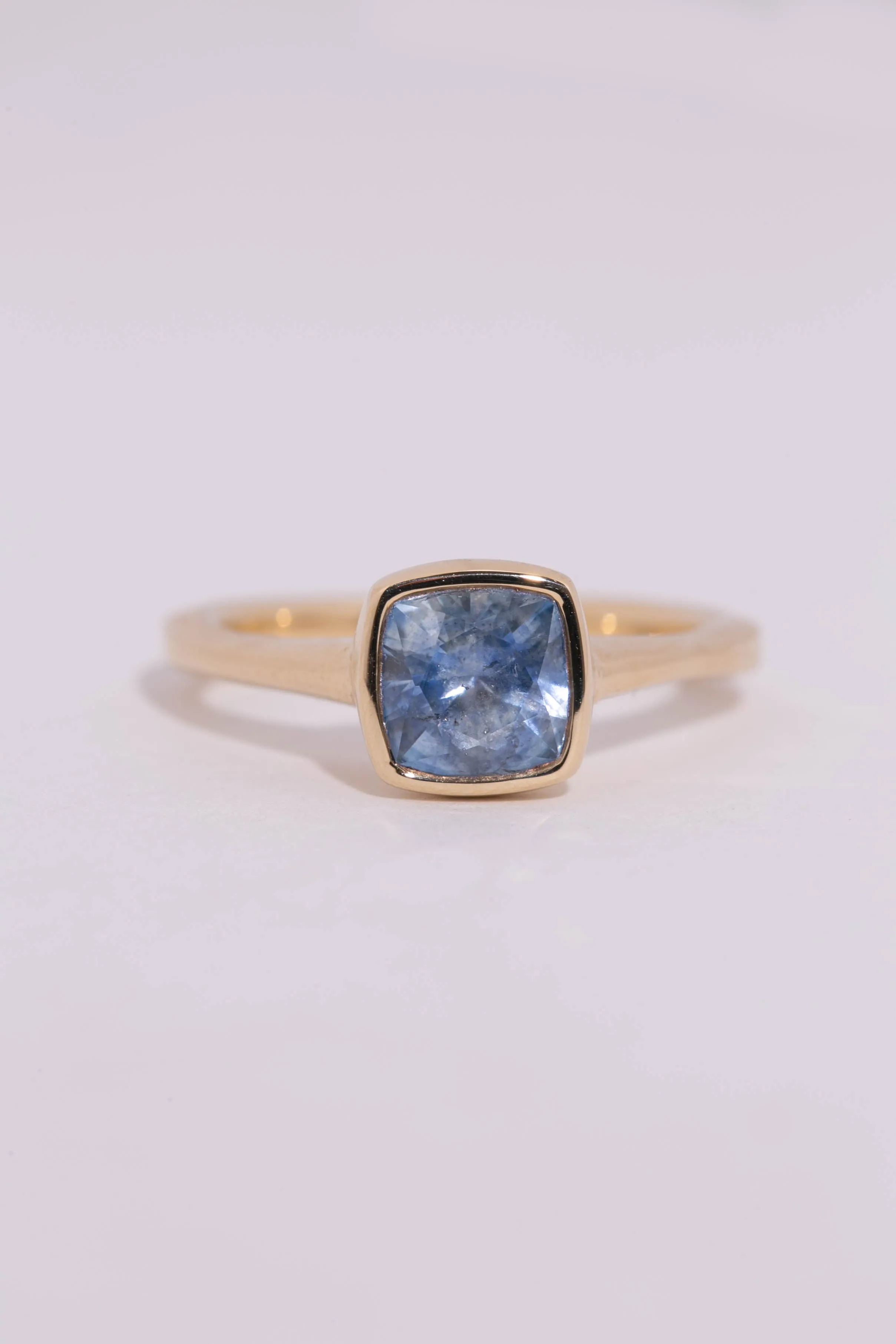 Cerulean Sapphire Solitaire
