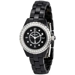 Chanel J12 Black Ceramic Quartz Ladies Watch H2571