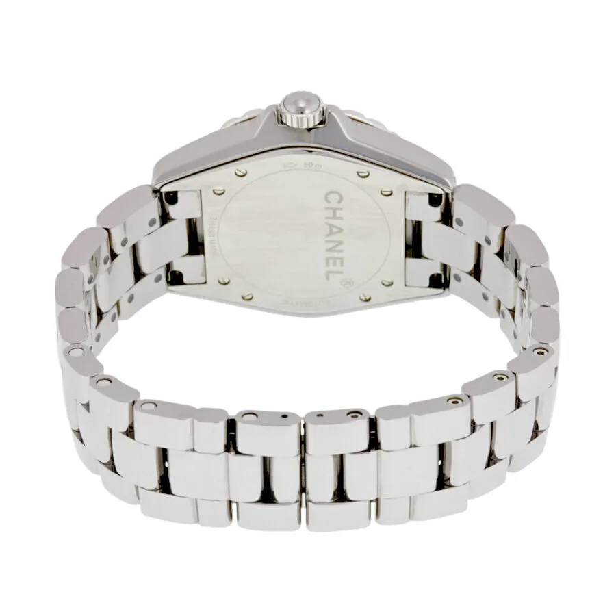 Chanel J12 Chromatic Diamond Pink Dial Titanium Ceramic Ladies Watch H2564