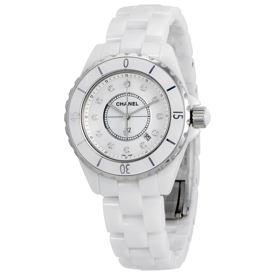 Chanel  J12 Diamonds Ladies Watch H1628
