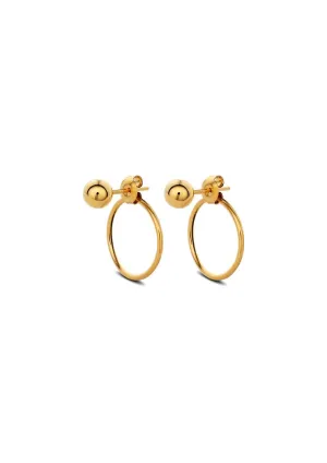 Chord Earrings Gold
