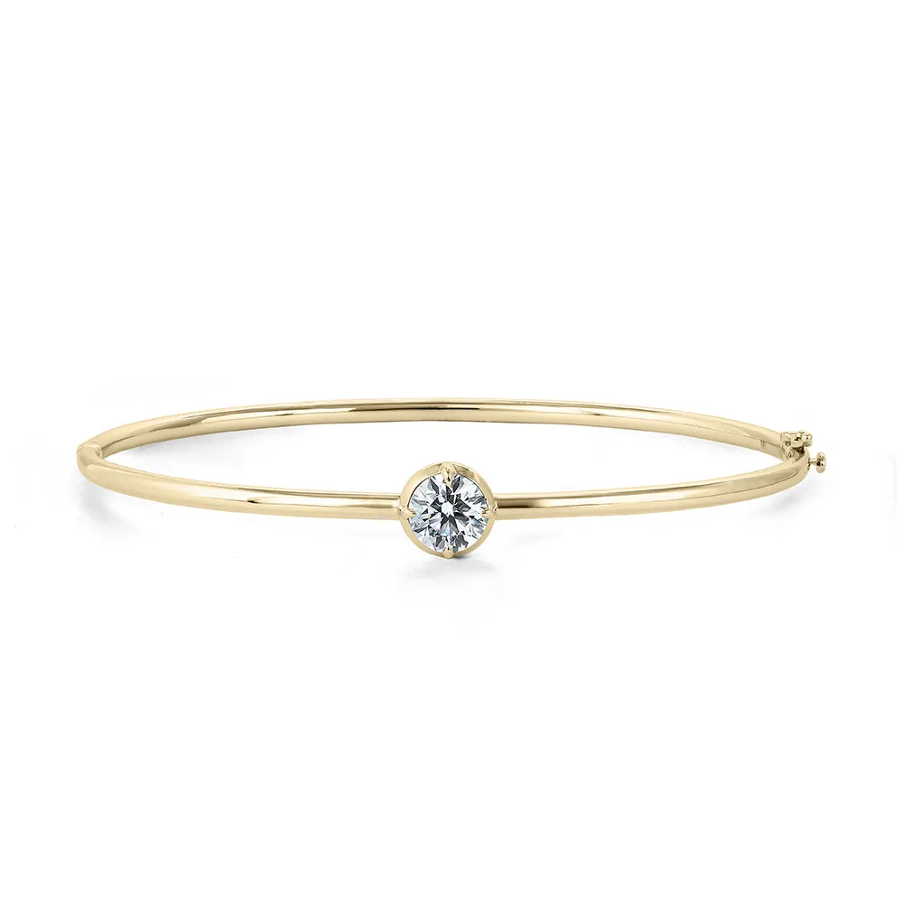Clarity Diamond™ Signature Lab Grown Round Diamond Hinged Bangle